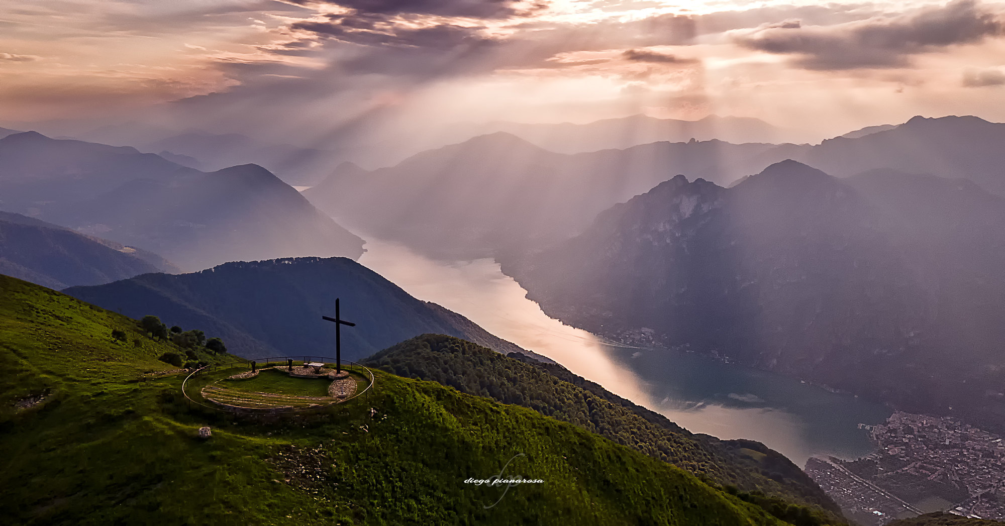 Tramonto dal Galbiga