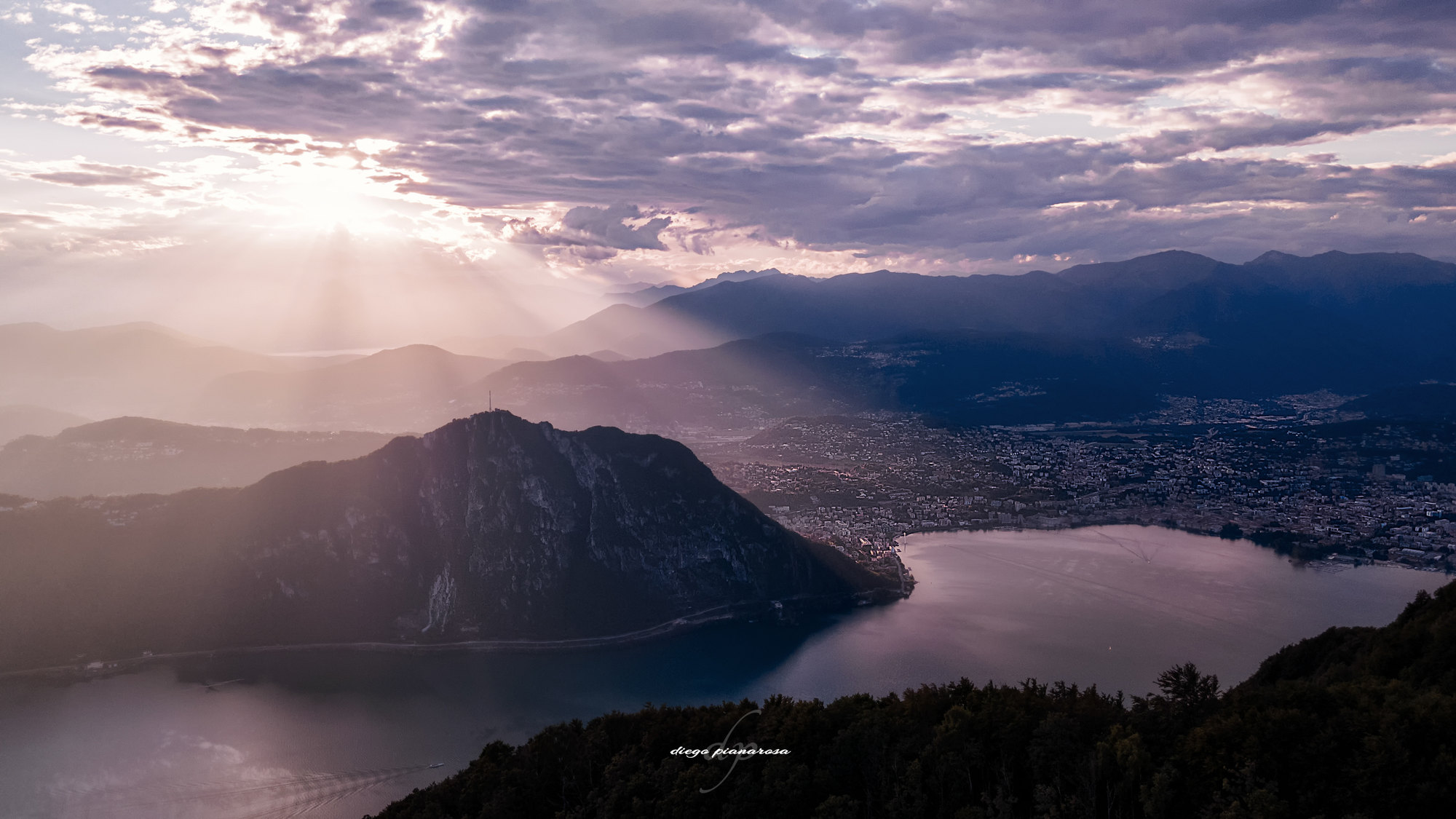 Balcone d'Italia, vista su Lugano