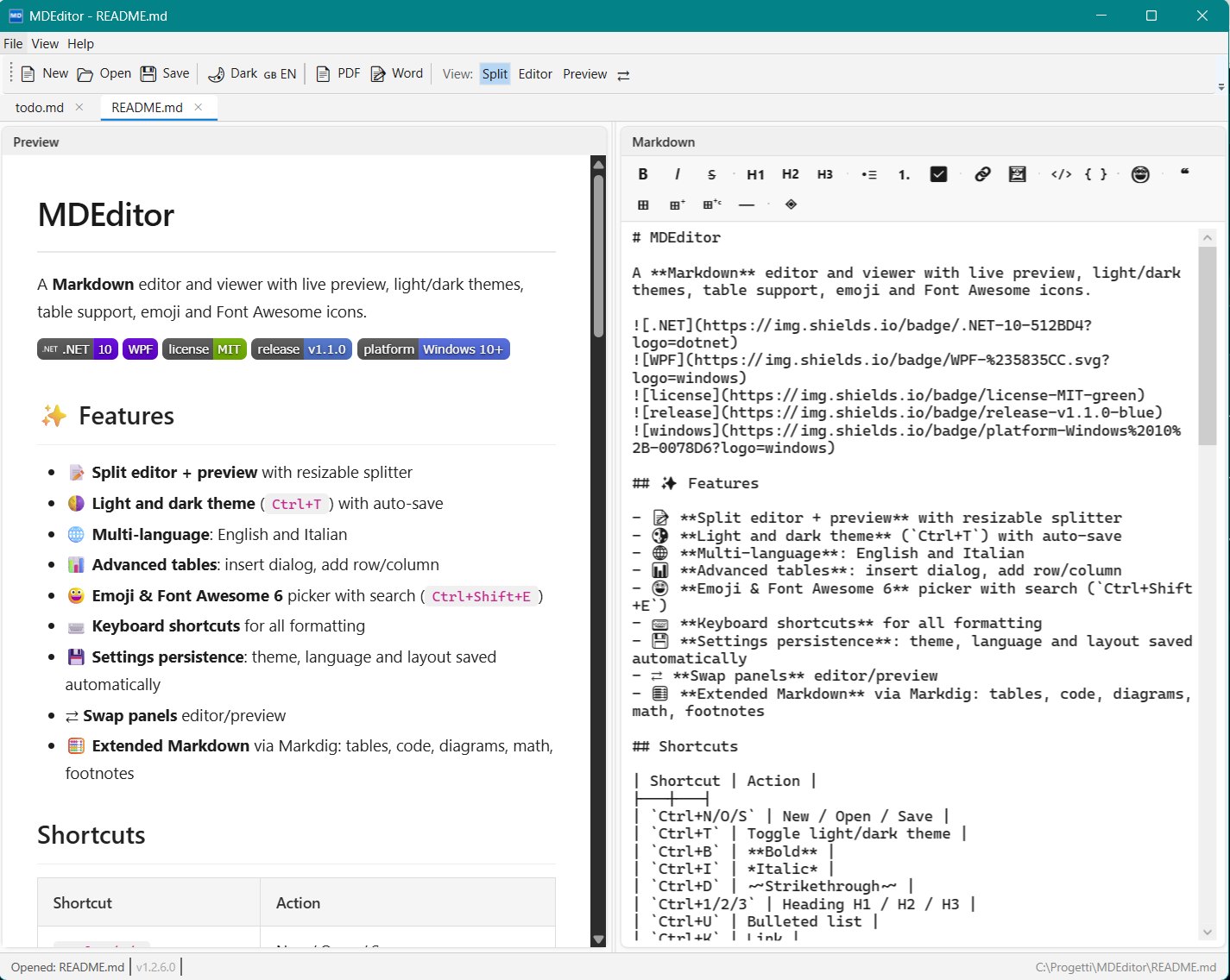mdeditor